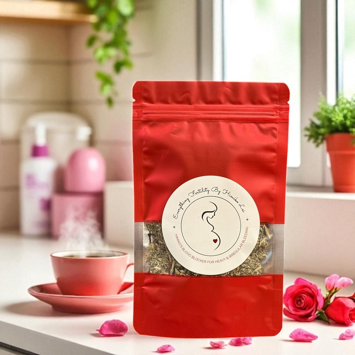 Himiko’s Blood Blocker Tea🩸for Heavy & Irregular Bleeding (Non-Stop Bleeding, Spotting, Heavy Bleeding, Blood Clots)