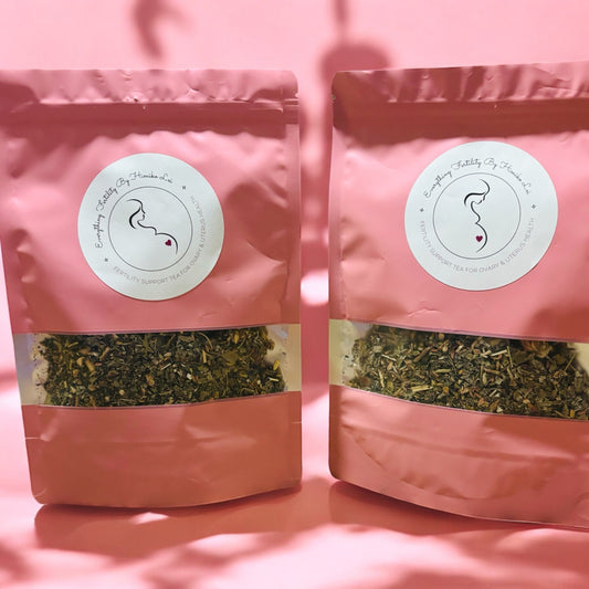 (2) Pack Bundle Of 1.5oz Loose Leaf Women’s Infertility Support Tea By Himiko Lei (Severe Infertility, Ovary & Uterus Irregularities, PCOS, Cysts, Fibroids, Endometriosis, Tubal Ligations Etc.,) W/ Heart Shaped Infuser❤️